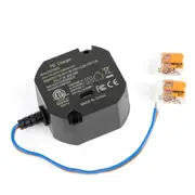 AC to USB C Adapter Flush Wall-Mounted Power Supply for USB-C Tablets 5-20V with Output 30W Charger As Shown