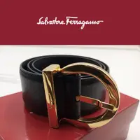 在飛比找蝦皮購物優惠-二手真品 Salvatore Ferragamo 皮帶 F1