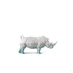 Lladro Rhino Sculpture, Underwater