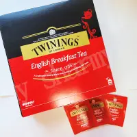 在飛比找蝦皮購物優惠-Twinings 唐寧 盒裝100入 英倫早餐茶 英國早餐紅