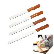 Bread Knife Cake Cutting Long Baguette Cutter Stainless Steel Loaf Slicer Tool