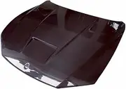 Carbon Fiber 3-hole Engine Hood Car Body Kit Compatible For Maserati Levante Bonnet(Double-sided carbon)