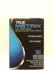 TRUE Metrix Self Monitoring Blood Glucose Test Strips 0.5 microliter 50 Count