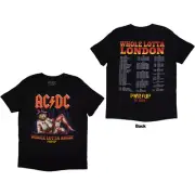 AC/DC Whole Lotta London PWR-UP EU Tour '24 T-Shirt Black New