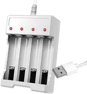 Labymos USB Batterys Chargers 4 Slot Fast Charged Batterys Chargers for AA AAA Batterys