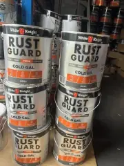 White Knight Rust Guard Cold Gal Primer Paint - 4 litres pick up only StMarys