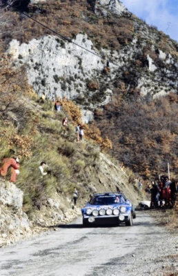 Bernard Darniche Alain Mahe, Lancia Stratos HF WRC Rally 1979 Racing Old Photo 2