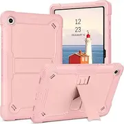 [GaoBao] for Samsung Galaxy Tab A9+ Case 11 inch (2023)(SM-X210/X216/X218), Samsung Galaxy Tab A9+ Case for Kids, Full Body Protective Shockproof Tablet Case Cover with Adjustable Kickstand, Pink