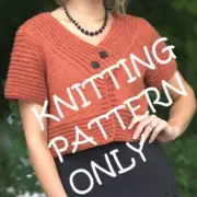 New Vanessa Ewing Plymouth Yarn Design 2213 Women's Short Sleeved Jacket Pattern