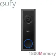 eufy Security C30 Video Doorbell 2K Security Camera Battery w/ 32GB microSD Card