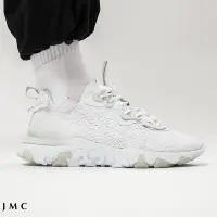 在飛比找Yahoo奇摩拍賣-7-11運費0元優惠優惠-NIKE REACT VISION 全白 輕量 網布 透氣 