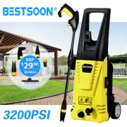 Bestsoon 3200 PSI High Pressure Water Cleaner Washer Electric Pump Hose Gurney