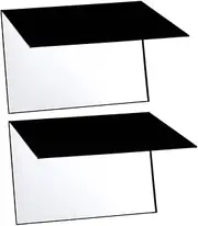 Yardenfun 2pcs Light Diffuser Reflector Board for Photography Cardboard Lighting Reflector for Jewelry Food and Still Life Photography Props