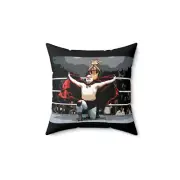 Spun Polyester Square Pillow ~Nacho Libre~ Nacho~ Eagle Powers