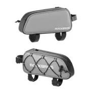 ROCKBROS Bicycle Bike Tube Frame Pack Bag Case Battery Front Storage MTB Bicycle