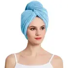Twist Microfiber Hair Dryer Wrap Towel Bath Spa Shower Head Cap Hat for Women