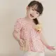 【Baby 童衣】任選 女童短袖上衣 粉色小碎花泡泡袖娃娃裝上衣 11654(粉色小碎花)