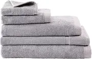 MyHouse Riley Bamboo Cotton Towel Collection - Mink - Bath Sheet