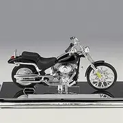 Collection Motorcycle Simulation Diecast Model Collection Birthday Present 1/18 for Harley 2000 FXSTD Softail Deuce