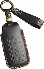 ontto Cowhide Car key cover fit for Chery Tiggo 8plus Tiggo 8 New 5 Plus 7pro Max Omoda 5 C5 handmade leather key case holder keyring key chain Smart Key Shell Accessories
