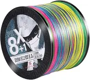 LLEIIshen PE Fishing Line 8+X Strands Braided Line Multifilament Fishing Line Super Strong 16-84LB Fishing Wire for carp/1873