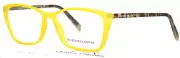 BCBGMAXAZRIA Lyndsie LemonGrass Yellow Womens Square Eyeglasses 52-14-140