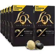 L'OR Espresso Pods, 100 Capsules Ristretto, Single Cup Aluminum Coffee Capsules