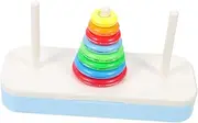 Kisangel Educational Tower of Hanoi Toys Boys and Girls Stacking Blocks Toddlers Learning Montessori Toy Set