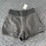 Nike Shorts Women XXL Team Tech Pack Woven High Waist Short Black Athletic B8