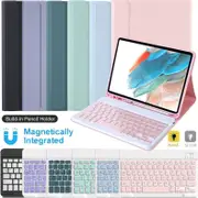 For Samsung Galaxy Tab A8 10.5 2021 SM-X200 X205 Bluetooth Keyboard Case Cover with Pencil Holder