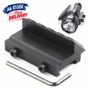 45 Degree Rail Flashlight Offset Mount Picatinny/Universal with Extension Torch