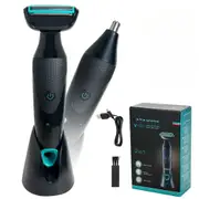 Intimate Pubic Haircut Shaver Lady Sensitive Areas Razor Bikini Trimmer for Groin Mens Balls Shaving Machine Nose Hair Trimming