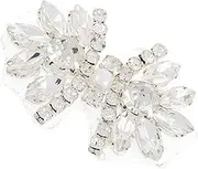 jojofuny Rhinestone Bow Knot Patches for Craft Decoration Elegant Adhesive Back Appliques for Shoes Hats Bags and Clothing Versatile DIY Accessories with Durable Materials