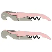 100 PSC Openers , Corkscrew Wine Bottle Opener, PINK Color