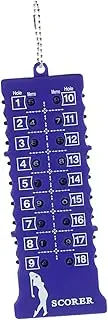 BESPORTBLE Golf Score Counter 18-Hole Scoreboard Striped Design Plastic for Pocket Storage