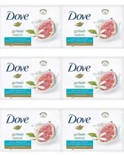 6x DOVE Go Fresh Restore Beauty Cream Bar Twin bar 90g (12 Bars Total)