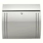 BURG-WÄCHTER 'Modena' Letter Box *Silver* NOS