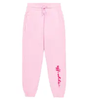 [Off-White Kids] Off-White Kids Logo cotton sweatpants Y 12 pink