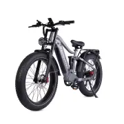 [EU Direct] RZOGUWEX S7 Electric Bike 48V 25AH Battery 1000W Motor 26inches Tires 50-60KM Max Mileage 200KG Max Load Ele