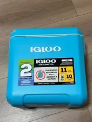 IGLOO 11 QT TAG ALONG TOO HARD SIDED COOLER, TURQUOISE, 14 CAN