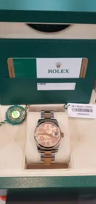 在飛比找Yahoo!奇摩拍賣優惠-勞力士 rolex 178241 玫瑰金 31mm