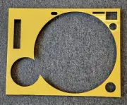 Technics YELLOW Faceplate Cover for SL1200MK2 /SL1210MK2 Turntable