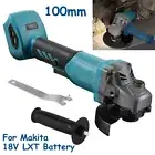 4" Electric Cordless Brushless Angle Grinder 100mm For Makita 18V Battery New