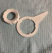 KitchenAid FGA Meat Food Grinder Attachment Lock Nut + Wrench Replacement Parts