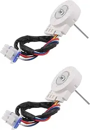 BQLZR Evaporator Fan Motors Replacement for Hotpoint WR60X10185 AP3875639 Pack of 2