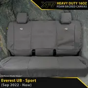 Ford Next-Gen Everest UB Sport XP7 Heavy-Duty Canvas 3rd Row Seat Covers (Made To Order)