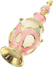 EXQUIMEUBLE Empty Middle Eastern Perfume Bottle Crown Design Travel Oil Bottle for Fragrance Essential Oil Liquid Storage Lightweight Decorative Aromatherapy Container