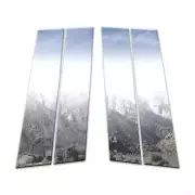 Diamond Grade 4pc Stainless Steel Pillar Post Covers for 2013-2016 Mazda CX-5 (for: Mazda)