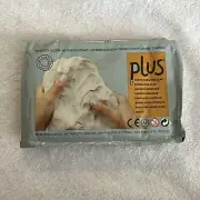 Plus Clay Air-Dry Non-Toxic Self-Hardening Natural Clay, White, 2.2 Pounds