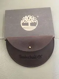 在飛比找Yahoo!奇摩拍賣優惠-TIMBERLAND 天柏嵐 皮革耳機收納袋 零錢包 全牛皮